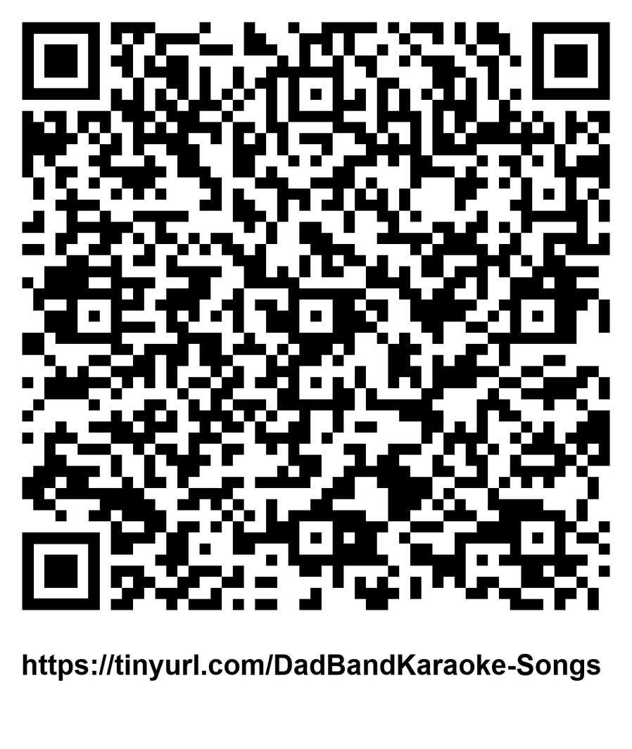 Click or scan for our current songlist!