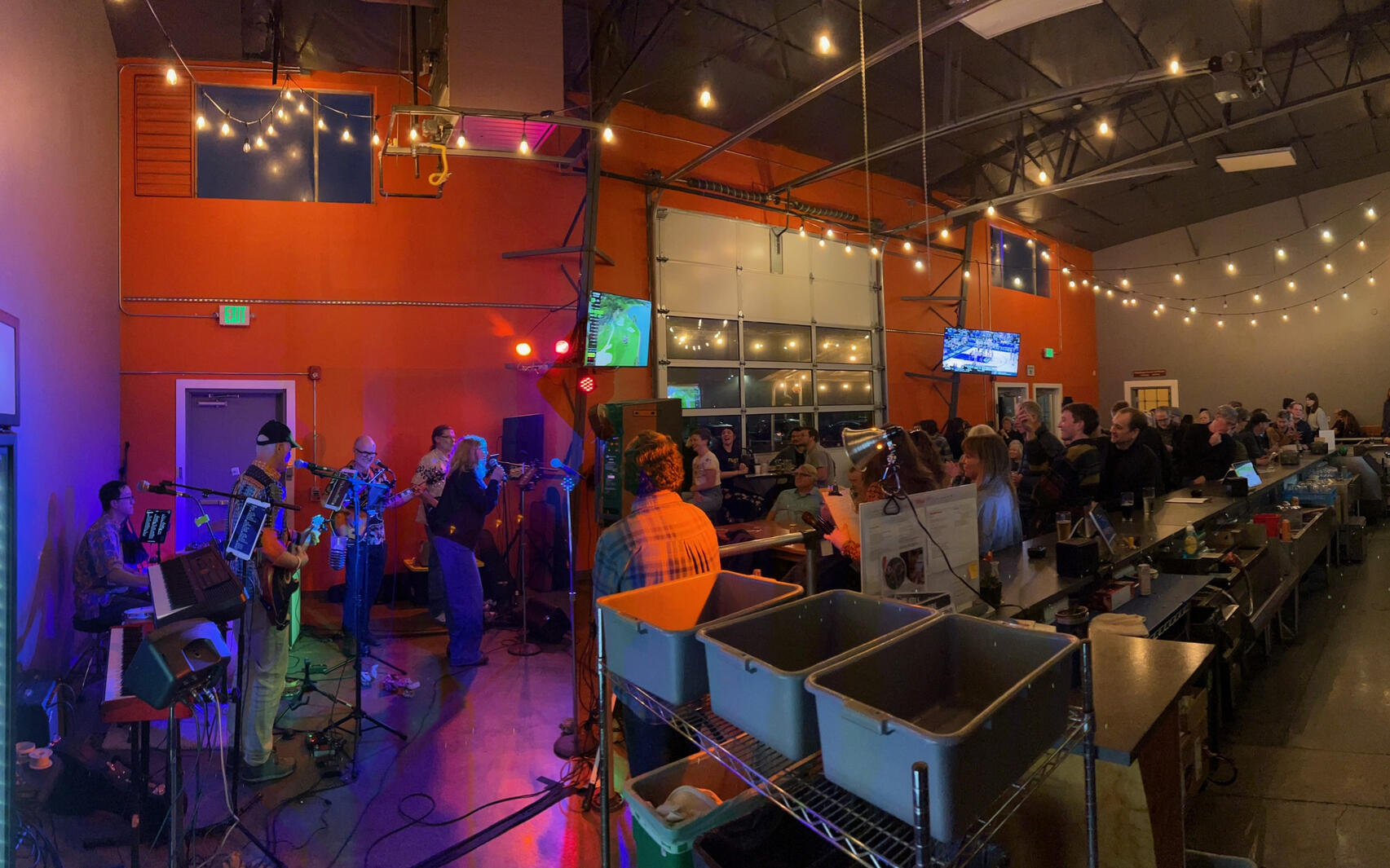 Singing with a band is a whole different vibe